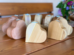 Dřevěné výrobky, dekorace, srdce
